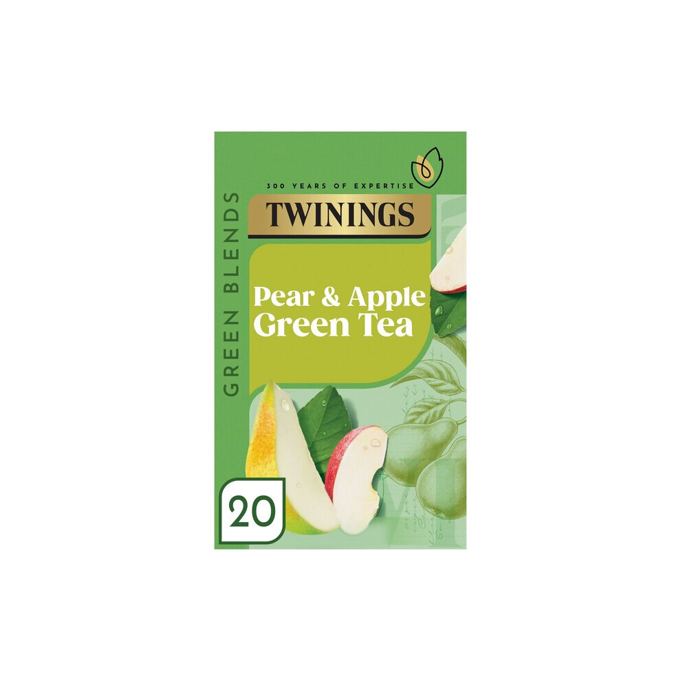 Twinings Tea Pear & Apple Flavour Tea Bags (20) Green