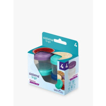 Sistema - Set Of 4 Dressing / Sauce Pots (Pack of 2)