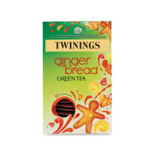 Twinings Gingerbread Indulgence Green Tea 40g - 20 Envelopes (Pack of 2)
