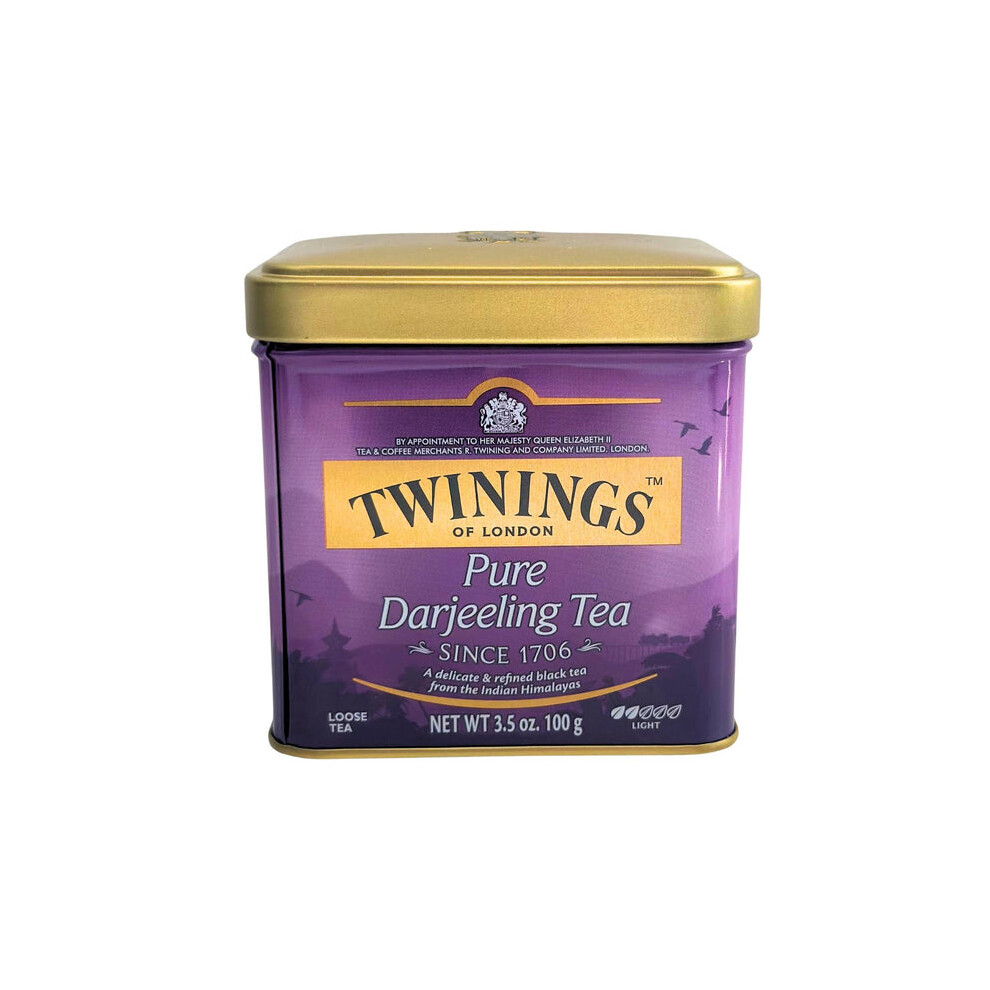 Twinings Darjeeling - Loose Tea Caddy (International Blend) - 100G (Pack Of 2)