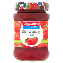 Streamline Low Sugar Strawberry Jam 340g (Pack of 2)