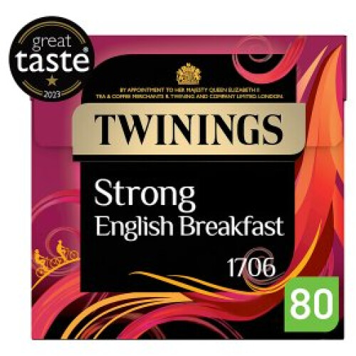 Twinings Twinings 1706 Strong Breakfast Tea 80 per pack - Pack of 2