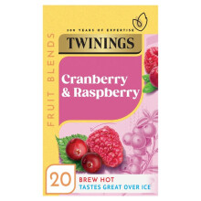 Twinings Cranberry & Raspberry Tea Bags 20 per pack - (PACK OF 4)