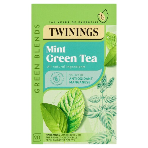 Twinings Twinings Mint Green Tea 20 per pack - (PACK OF 4)
