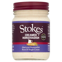 Stokes Creamed Horseradish Sauce (220g) - Pack of 6