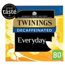Twinings Everyday Tea Decaffeinated 80 per pack - Pack of 2
