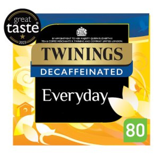 Twinings Twinings Everyday Tea Decaffeinated 80 per pack - Pack of 2