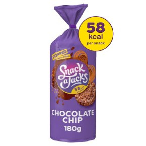 Snack a Jacks Chocolate Chip 180g - (PACK OF 4)