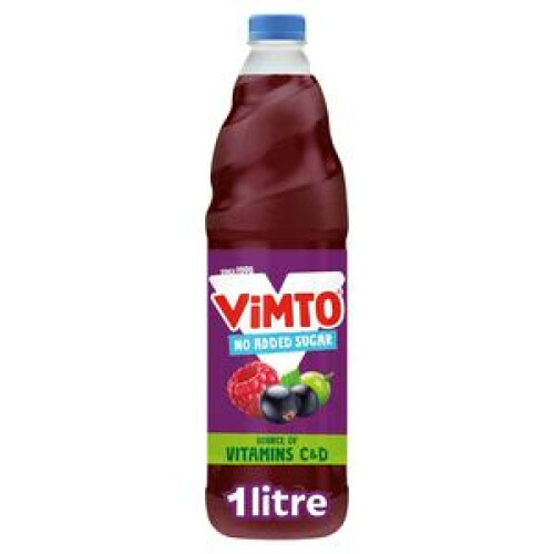 Vimto Original Fruit Juice Cordial No Added Sugar (1L)