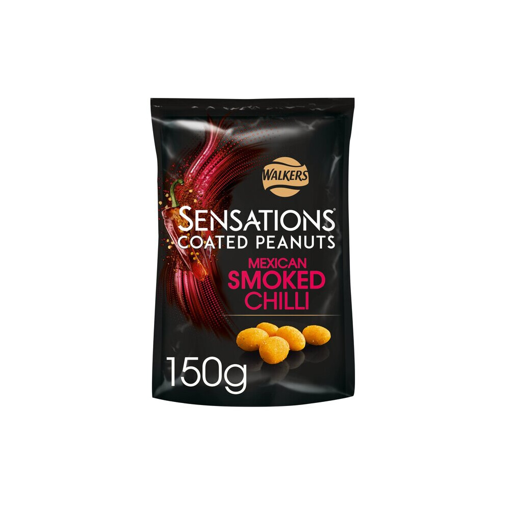Walkers Sensations Peanuts Mexican Smoked Chilli 150G
