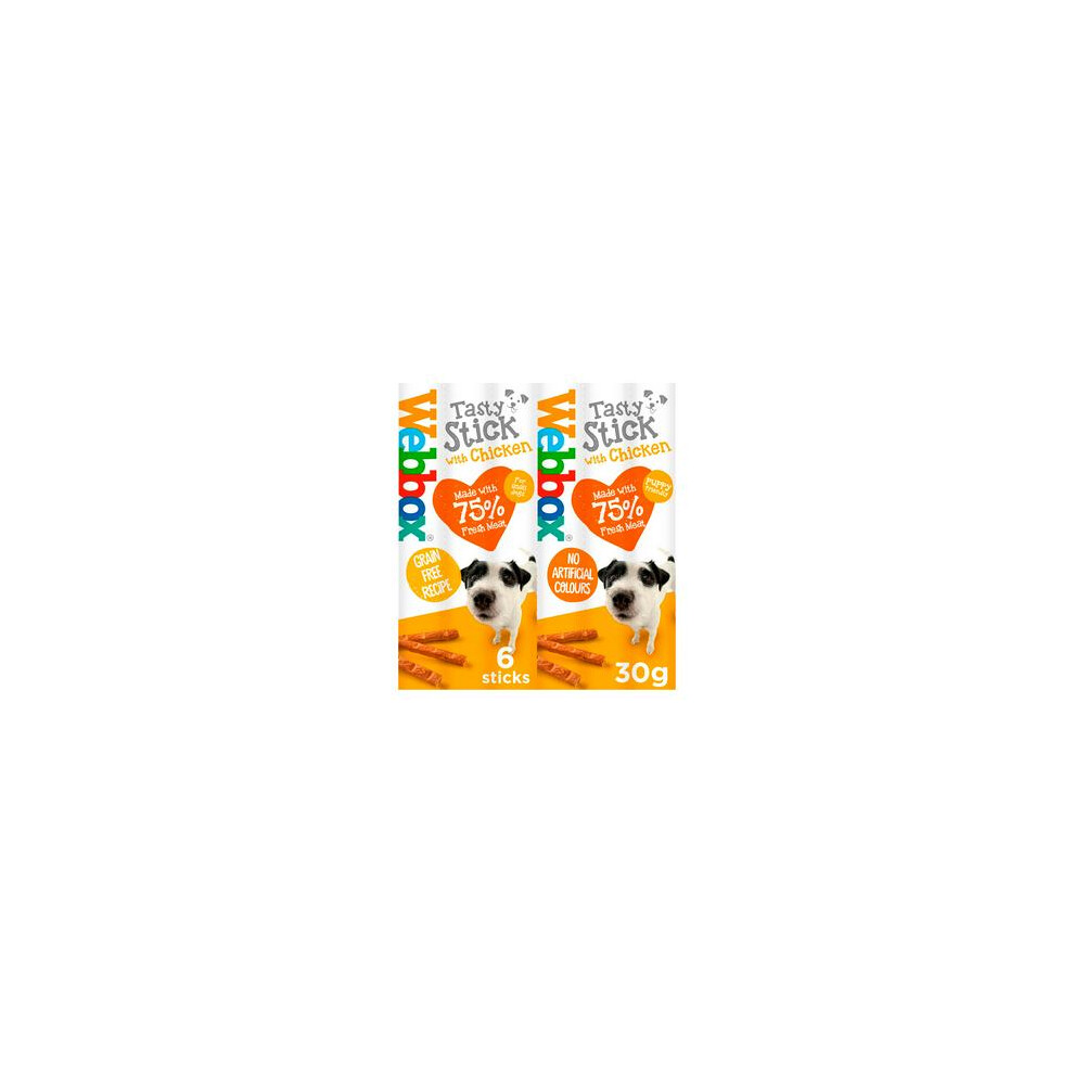 Webbox Dogs Delight 6 Tasty Sticks With Chicken 30G