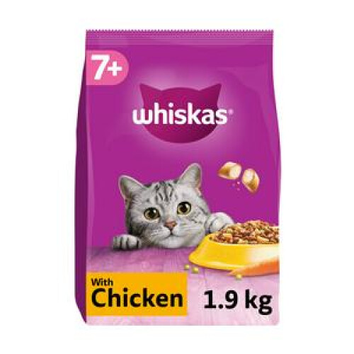 Whiskas Whiskas 7+ Complete Dry with Chicken 1.9kg
