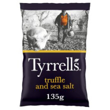 Tyrrells Black Truffle & Sea Salt 150g