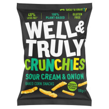 Well & Truly Crunchy Sour Cream & Onion Sticks 100g