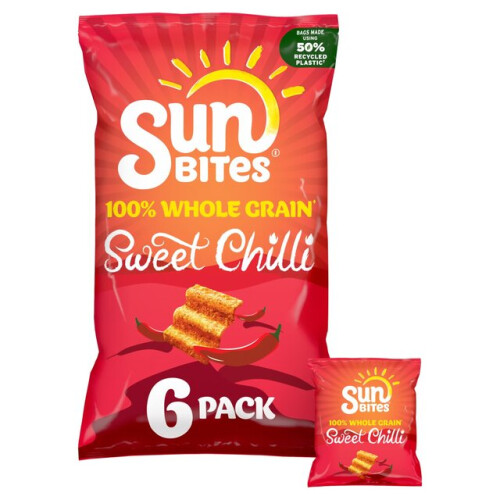 Walkers Walkers Sunbites Sweet Chilli 25g x 6 per pack