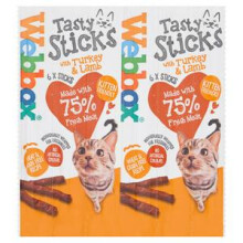 Webbox Cats Delight Tasty Sticks with Turkey & Lamb (6 per pack - 30g)