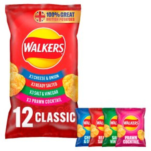 Walkers Walkers Crisps - Classic Variety (12x25g)