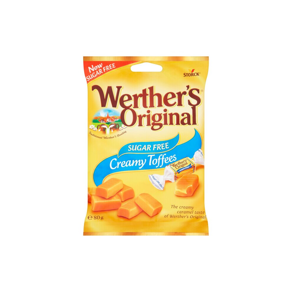 Werther's Toffee Sugar Free 80G - Pack Of 2