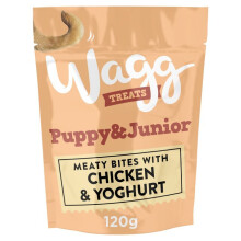 Wagg Puppy & Junior Treats with Chicken & Yoghurt 120g (PACK OF 2)