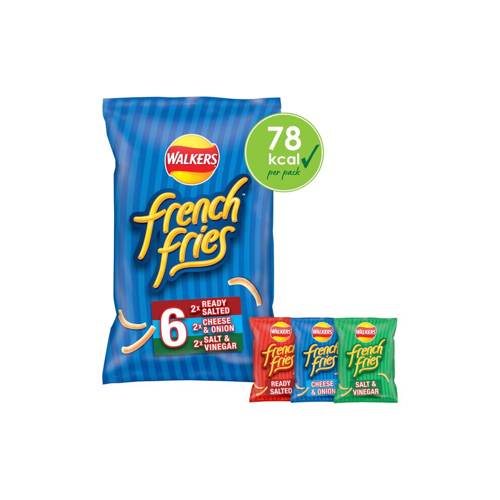 Walkers French Fries Variety 19G X 6 Per Pack - Pack Of 6