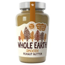 Whole Earth Original Smooth Peanut Butter 454g - Pack of 6