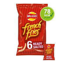 Walkers French Fries Ready Salted Snacks 6 X 18 G