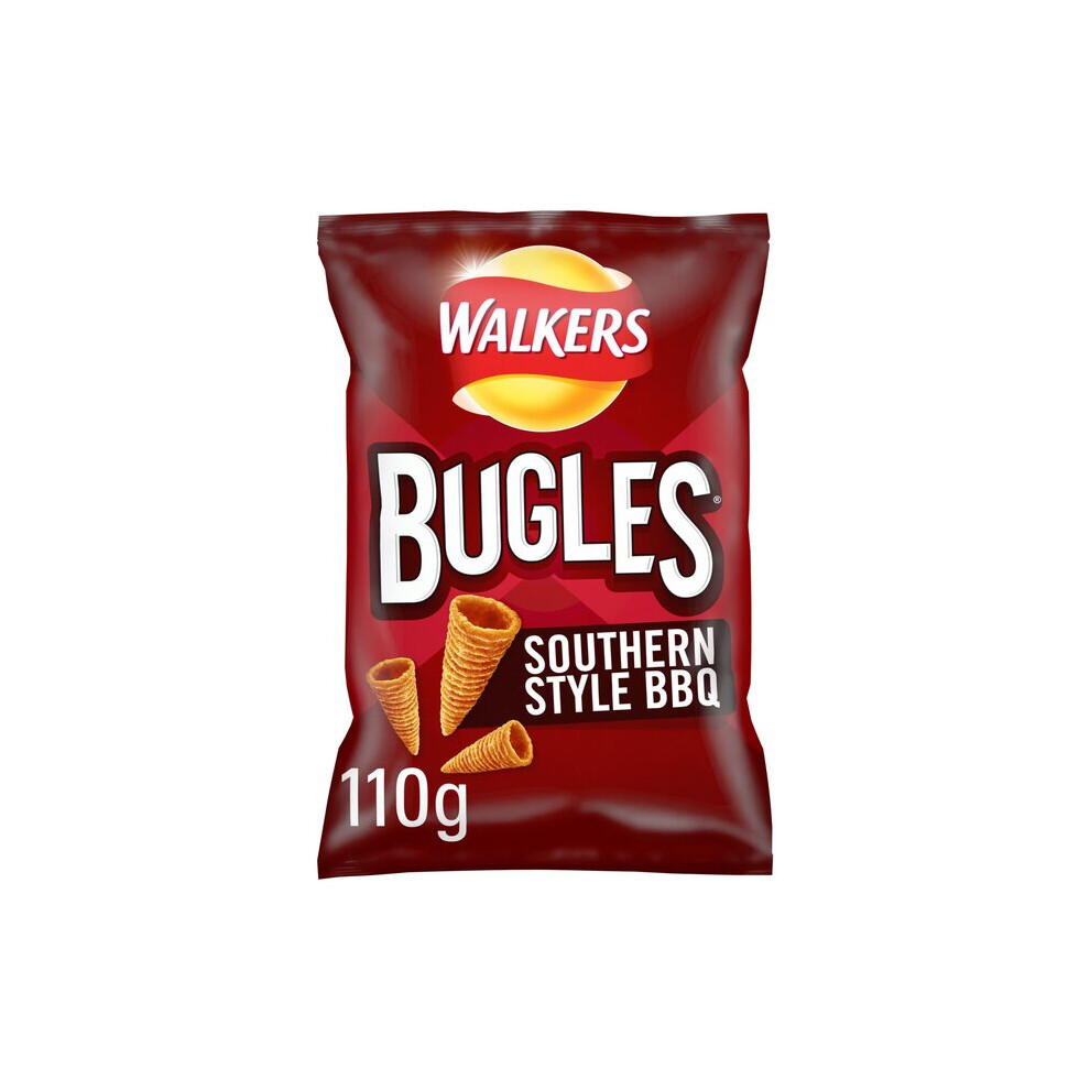 Walkers Bugles Southern Style Bbq 110G - Pack Of 6