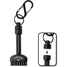 Callaway Golf Mini-Mag Cleaner Brush with Crabiner Clip