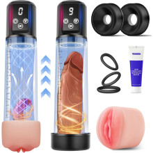 Electric Penis Pump Vacuum Traction, 9 Suction Levels & 9 Pressures