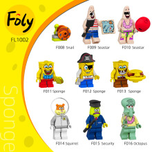 9pcs SpongeBob SquarePants Mini Figure Set Toys