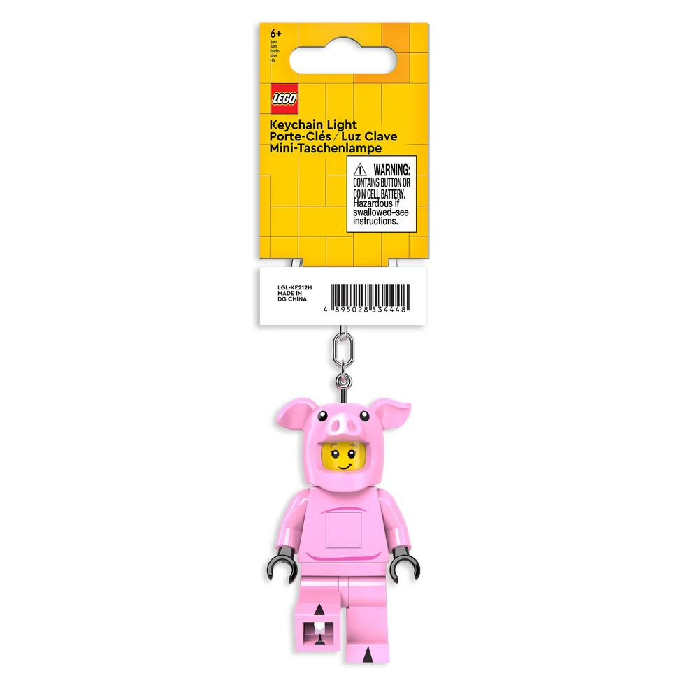 Lego Iconic Pig Suit Guy Minifigure Key - Ke212h Light