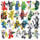 24pcs Ninja Phantom Snake Monster Mini Figure Set Toys 1