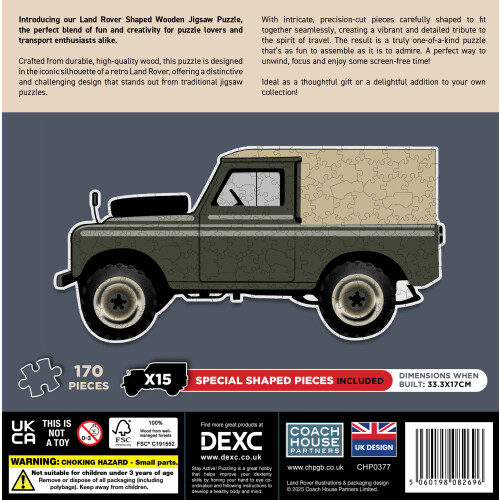 Landy Shaped Wooden Jigsaw Puzzle 2