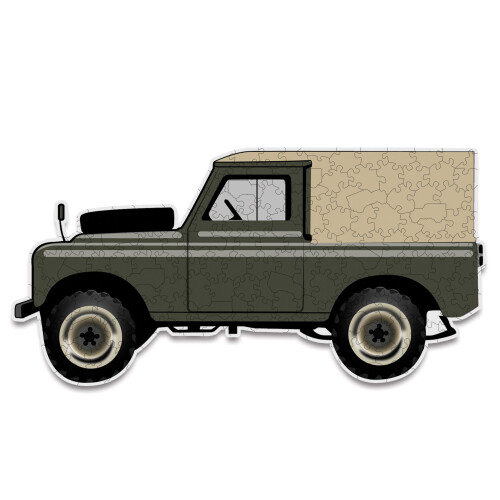 Landy Shaped Wooden Jigsaw Puzzle 1