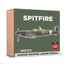 Spitfire Shaped Wooden Jigsaw Puzzle