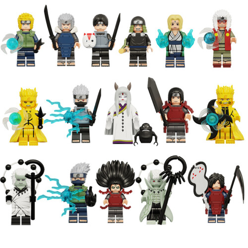 16pcs Naruto building blocks Mini Figure Set  Toys
