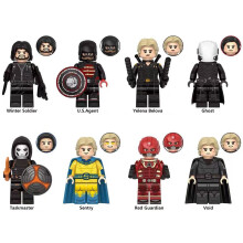 (Marvel Superheroes Agent Thunder - B) 24PCS Marvel Superheroes Agent Thunder Minifigures Toys Fit Lego