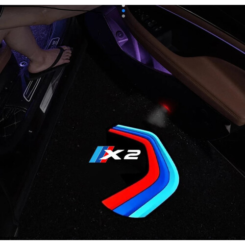 Για BMW X2 F39 Αξεσουάρ αυτοκινήτου 2X LED Φως πόρτας αυτοκινή