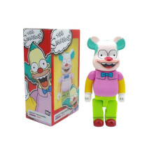 (Joker) Bearbrick 400 % stavebných blokov Bear Toy Akčná figúrka Batman Joker Krusty Clown