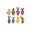 (8 τεμάχια) 8 τεμάχια Five Nights at Freddy's Midnight Bear Assembled Construction Doll 1