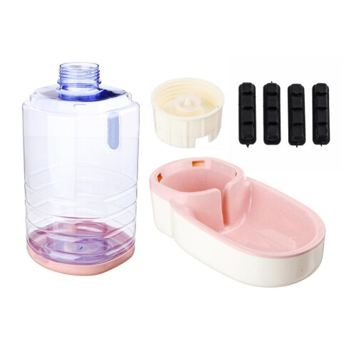 (Ζ) Μπολ 3,8L Automatic Cat Feeder Waterer Feeder Cat Supplies Bowl 2