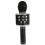 (Μαύρο) Ασύρματο Bluetooth Karaoke KTV Audio Live Microphone Speaker Stereo Singing Player 1