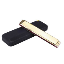 (Χρυσό) 28 Τρύπες C Tone Octave Harmonica