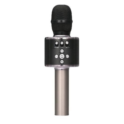 (Μαύρο) Ασύρματο ηχείο μικροφώνου Karaoke Bluetooth, Στερεοφωνι 1