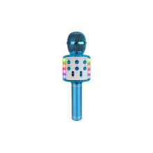 (Μπλε) Μικρόφωνο Bluetooth Karaoke, Ασύρματο ηχείο, Στερεοφωνι