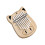 (K-8CM) Καμφορά/Μαόνι 8-πλήκτρων Mini Kalimbas Thumb Piano with Tuning Hammer 3