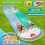 (Μπλε) Summer Watermelon/Shark Double Slipway Pool Play Mat 3