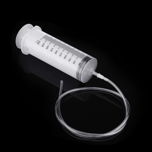 Πλαστική σύριγγα 500ml με σωλήνα 1m για αναπλήρωση και μέτρη 1