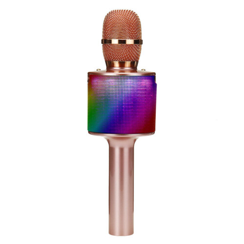 Ασύρματο μικρόφωνο Bluetooth Ηχείο HiFi TF Κάρτα AUX-In Φωτεινή συσκ