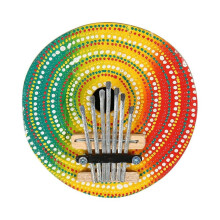 7 klávesov farebný palec klavír Kalimba Mbira Finger